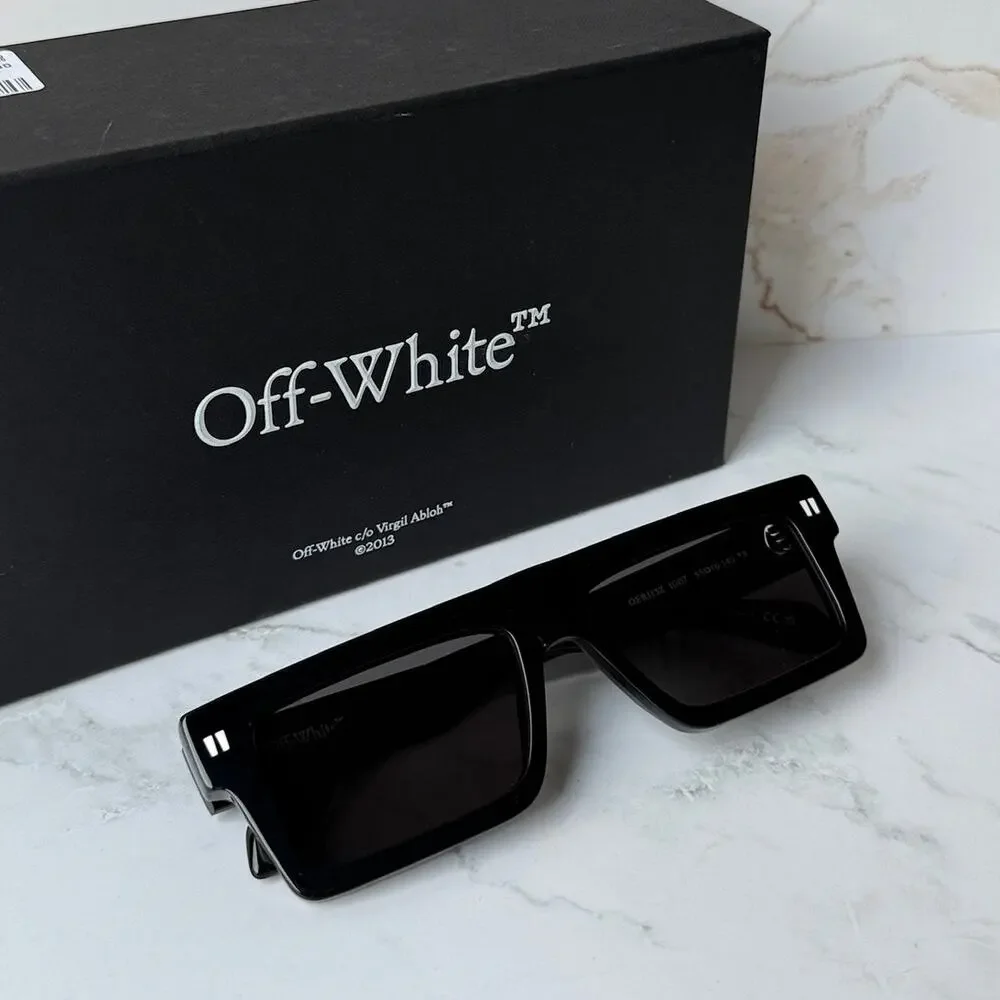NEW Off White CHANDLER OERI13Z Black Unisex Sunglasses